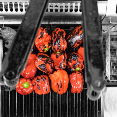 char grilled peppers