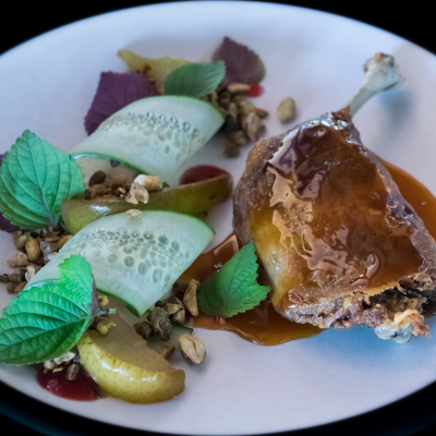 Aquitaine Brasserie roast duck